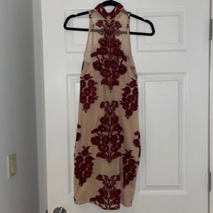 Mura Boutique High neck mesh dress